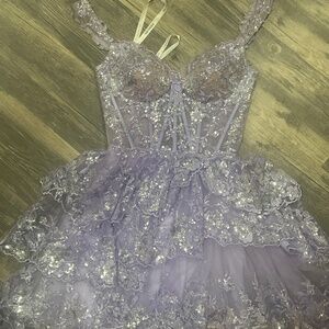 Sherri Hill lavender dress size 00